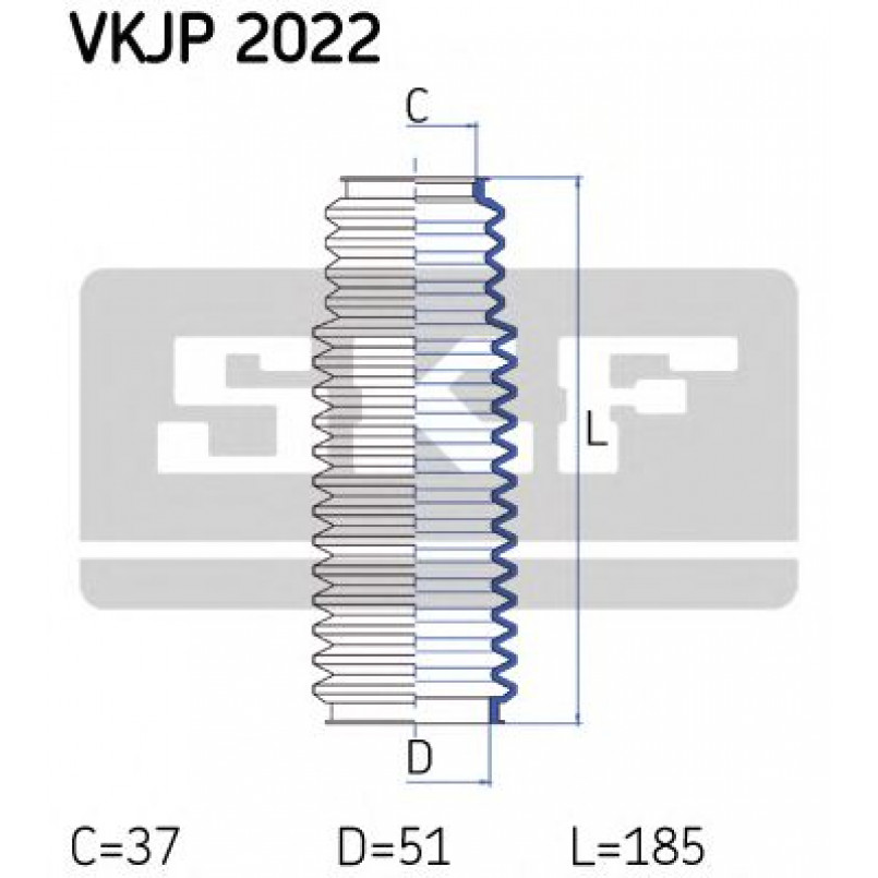VKJP 2022 SKF - Пильовик привідного валу